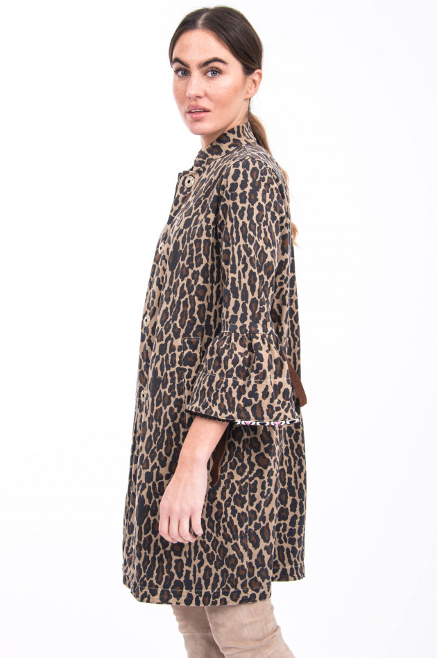 Bazar Deluxe Denimkleid in Leo-Optik