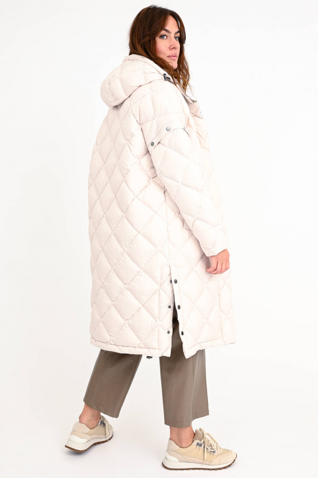 Beaumont Amsterdam Oversized Steppmantel/Gilet in Natur