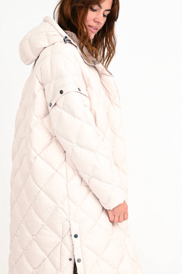 Beaumont Amsterdam Oversized Steppmantel/Gilet in Natur