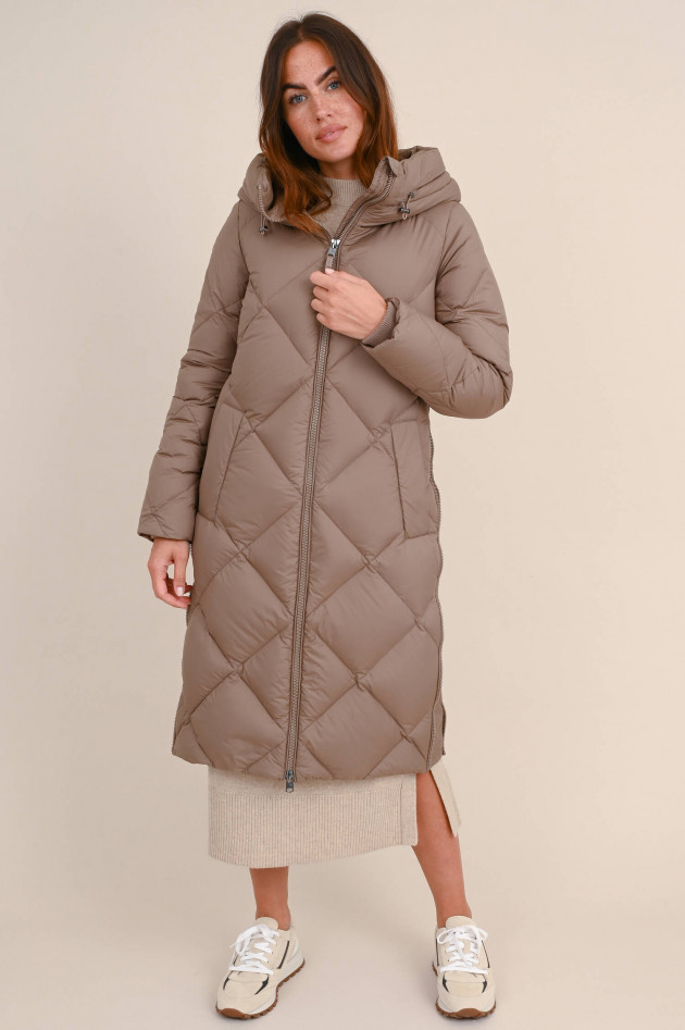 Beaumont Amsterdam Puffermantel MATTI in Taupe