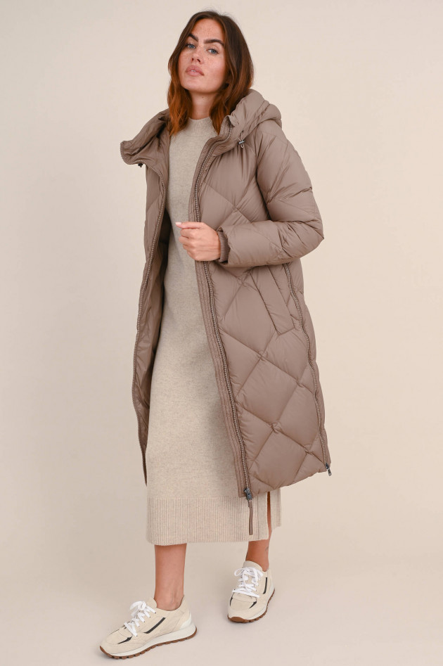 Beaumont Amsterdam Puffermantel MATTI in Taupe