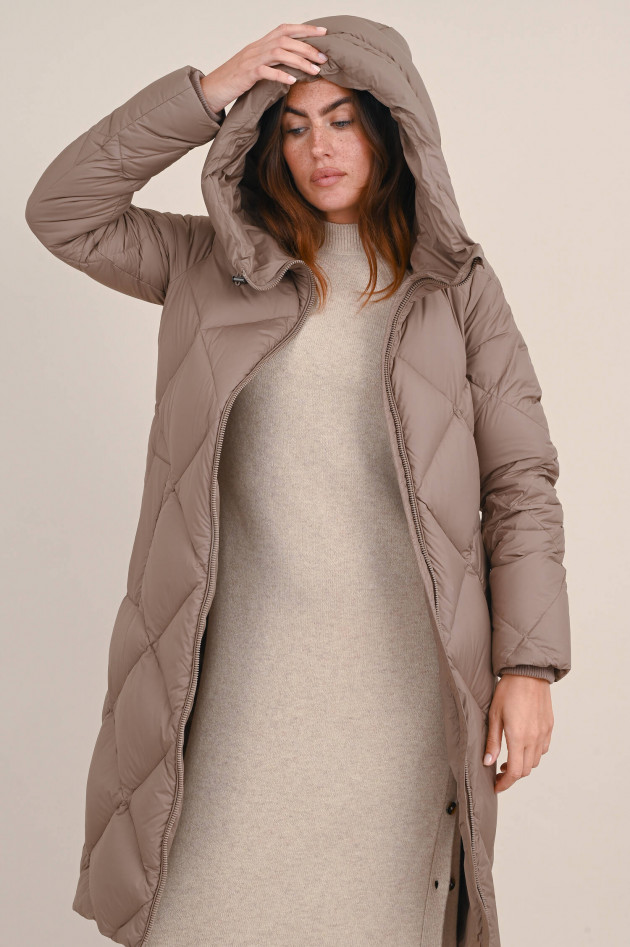 Beaumont Amsterdam Puffermantel MATTI in Taupe