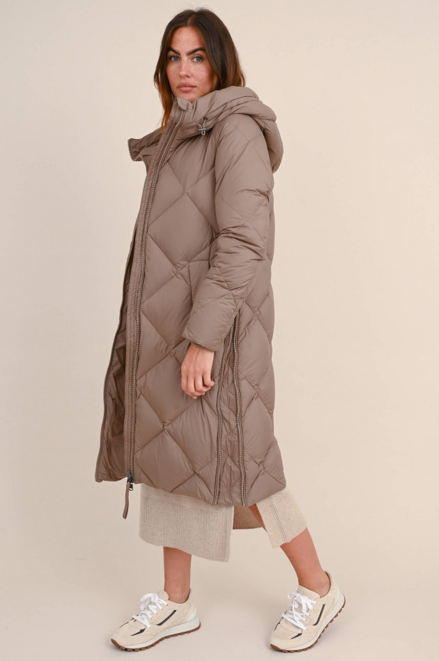 Beaumont Amsterdam Puffermantel MATTI in Taupe