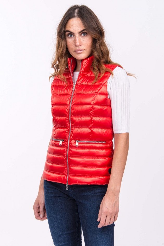 Beaumont Amsterdam Leichtes Daunengilet in Rot