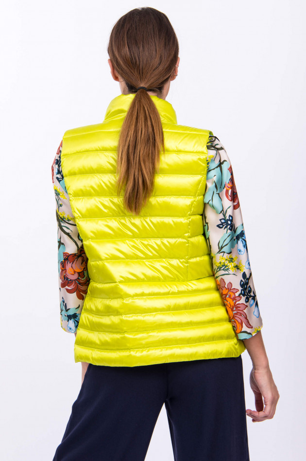 Beaumont Amsterdam Leichtes Gilet in Limette