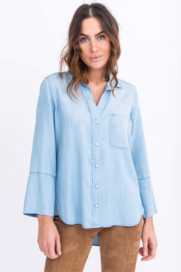 Bella Dahl Jeanshemd in Hellblau