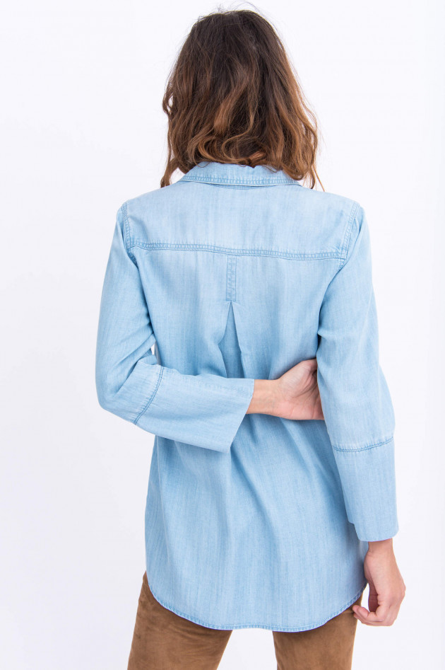 Bella Dahl Jeanshemd in Hellblau