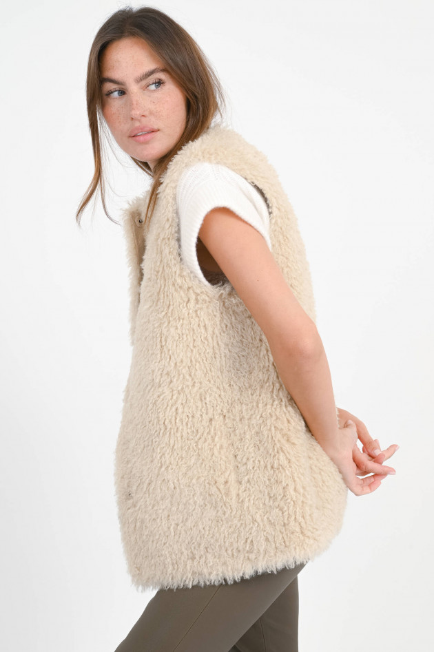 Betta Corradi Wende-Gilet in Hellbeige