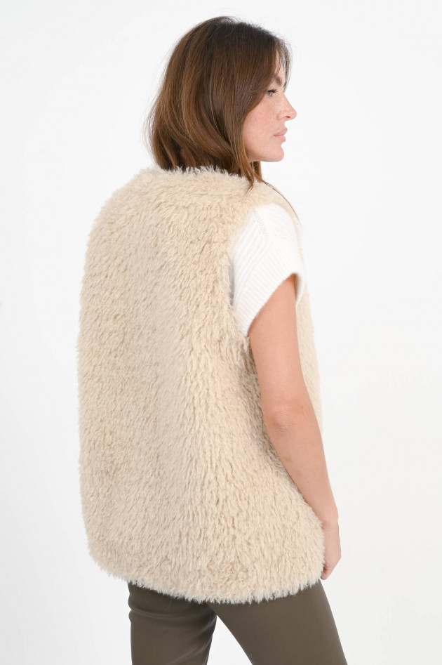 Betta Corradi Wende-Gilet in Hellbeige