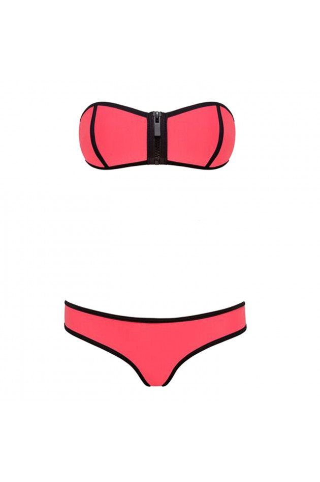 BONDI BORN AUSTRALIA Bikini SAMANTHA SUNBURN in Rot/Schwarz