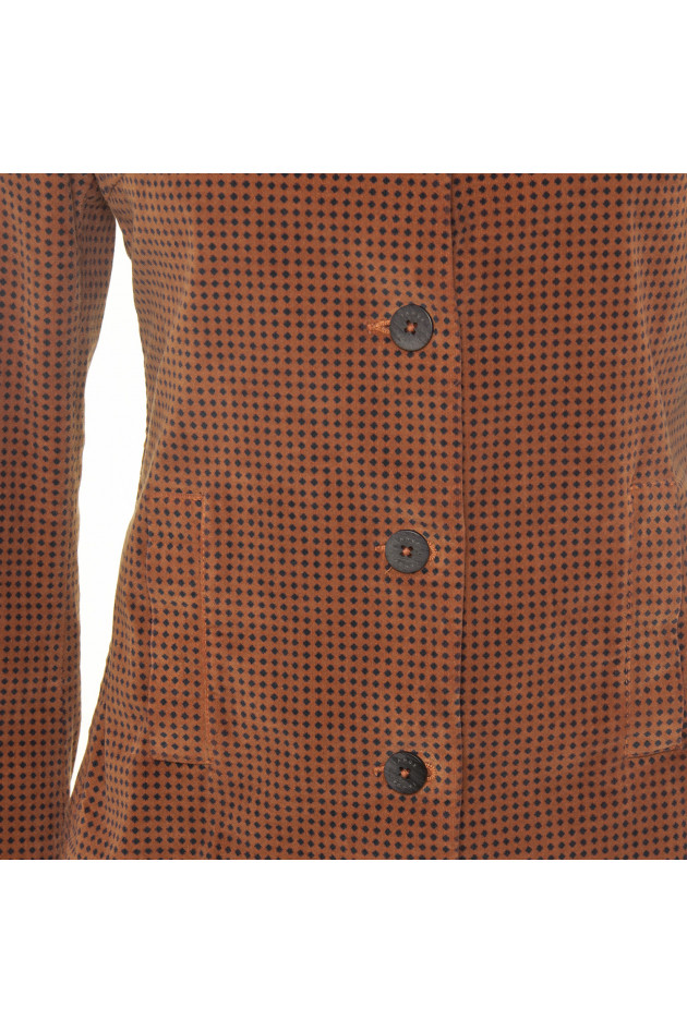 Ianux Blazer in Orange gemustert