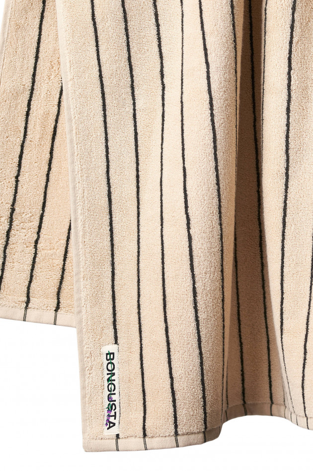 Bongusta Großes Frotteehandtuch NARAM in Creme/Grau