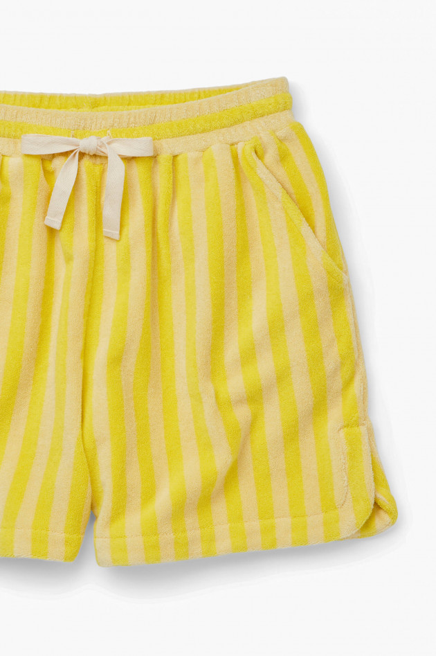 Bongusta Gym-Shorts NARAM in Gelb/Natur