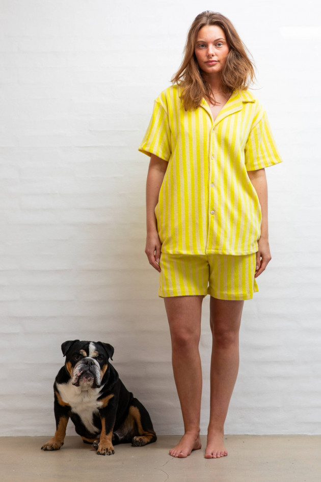 Bongusta Frottee-Shorts NARAM in Gelb/Natur