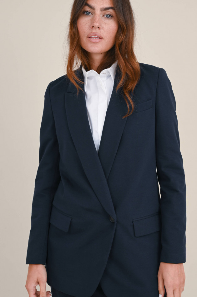 Brunello Cucinelli Baumwoll Blazer in Navy