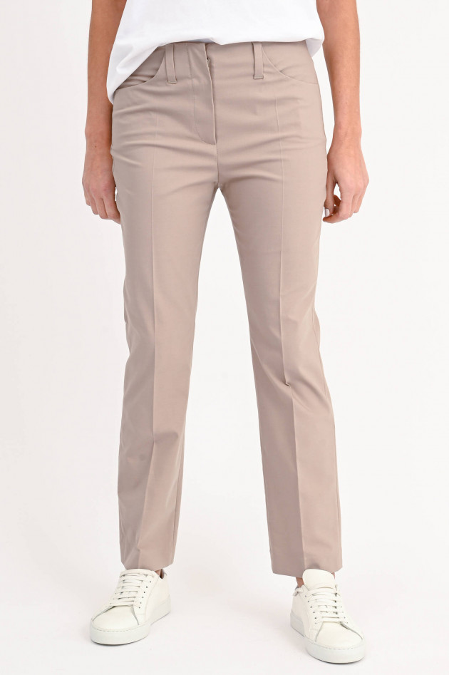 Brunello Cucinelli Baumwollhose in Taupe