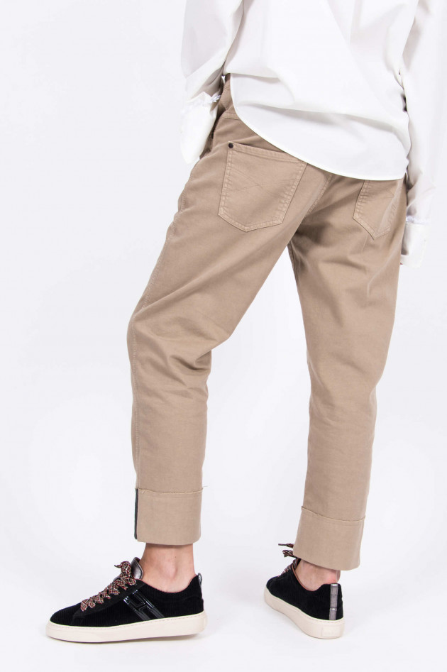 Brunello Cucinelli Soft-Denim Hose in Camel