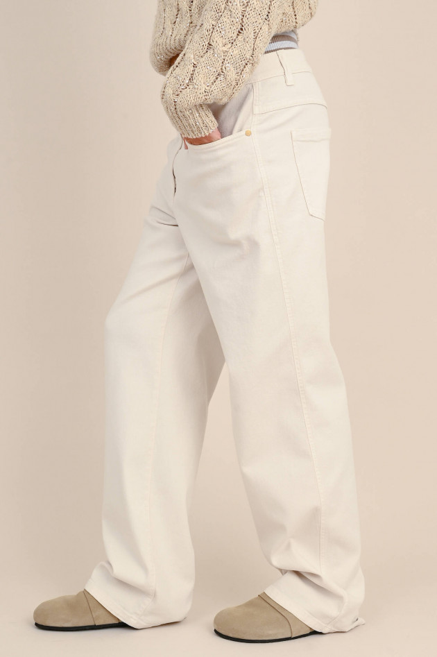 Brunello Cucinelli Straight Fit Jeans in Natur