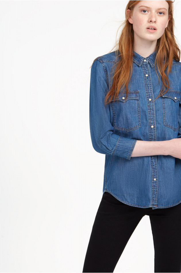 Closed Jeansbluse in Blau