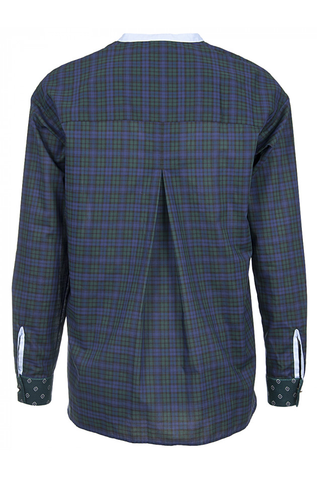 Caliban Karobluse Blau/Grün