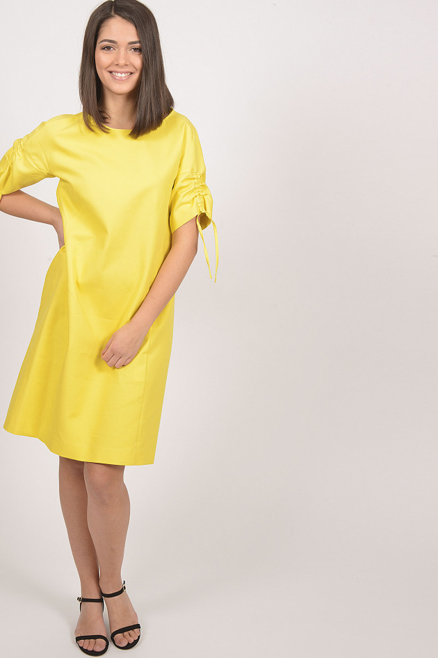 Caliban Kleid aus Baumwolle in Gelb