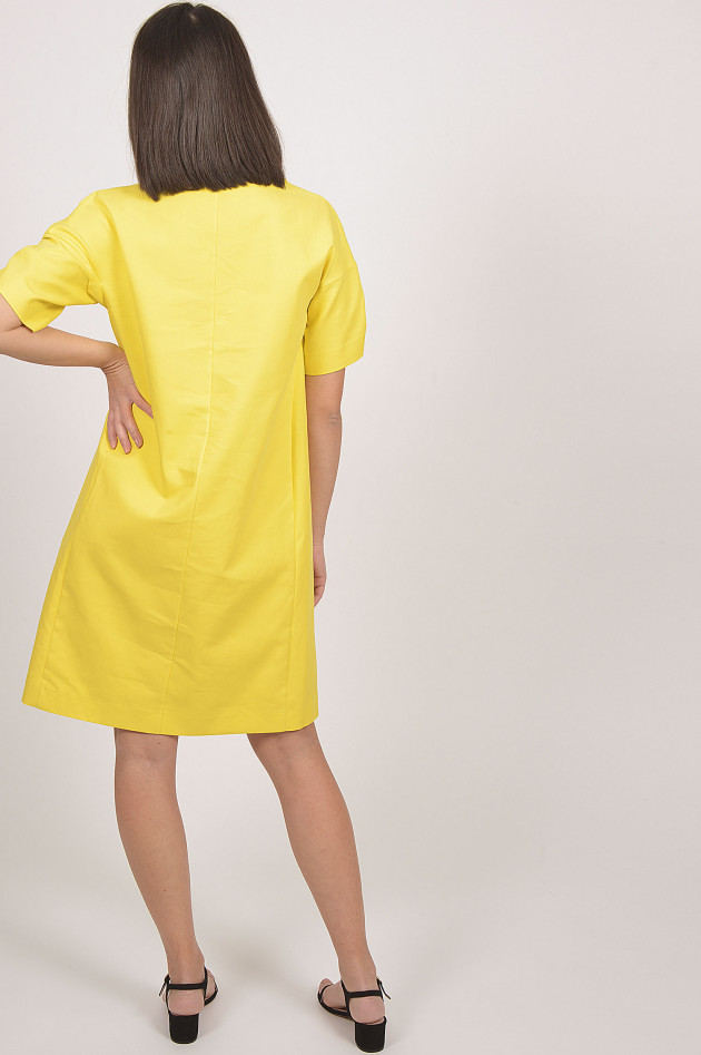 Caliban Kleid aus Baumwolle in Gelb