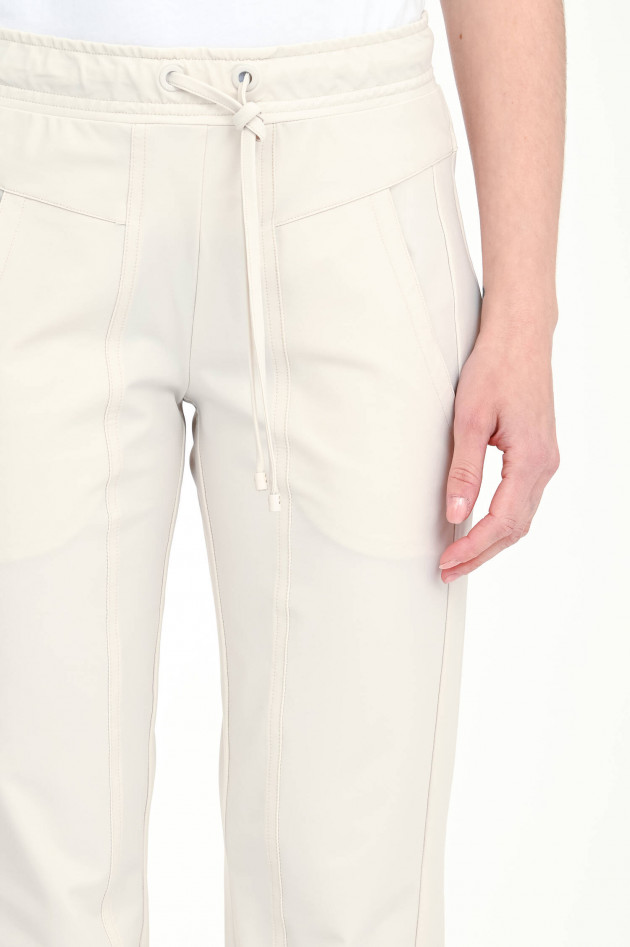 Cambio  Cropped Stretch-Hose JORDAN in Creme