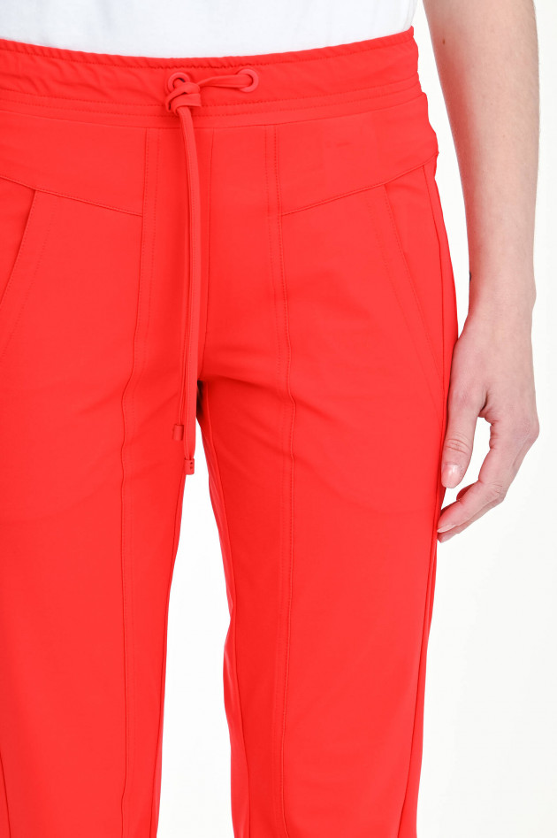 Cambio  Cropped Stretch-Hose JORDAN in Feuerrot