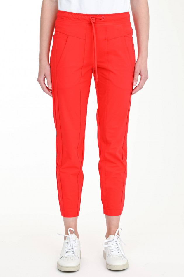 Cambio  Cropped Stretch-Hose JORDAN in Feuerrot