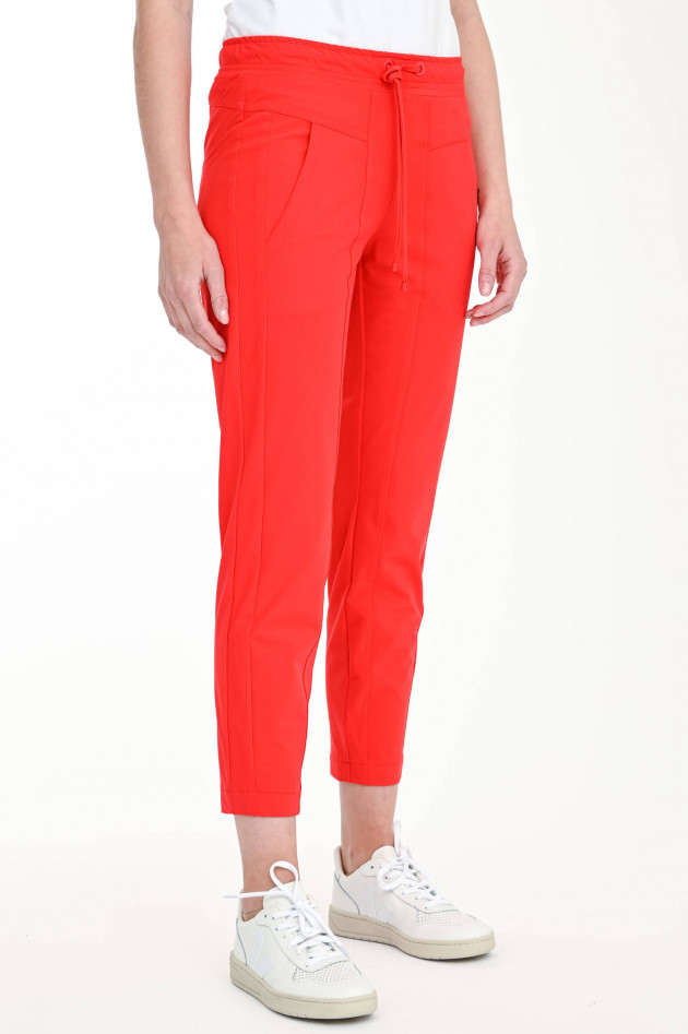 Cambio  Cropped Stretch-Hose JORDAN in Feuerrot