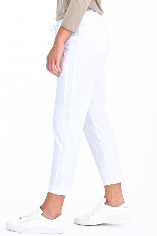 Cambio  Cropped Stretch-Hose JORDAN in Weiß