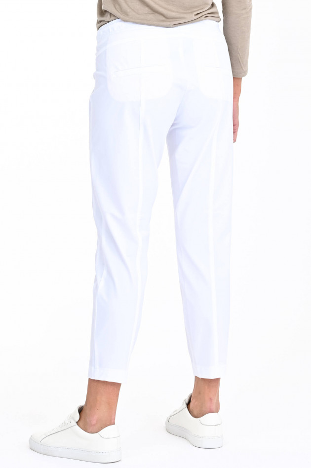 Cambio  Cropped Stretch-Hose JORDAN in Weiß