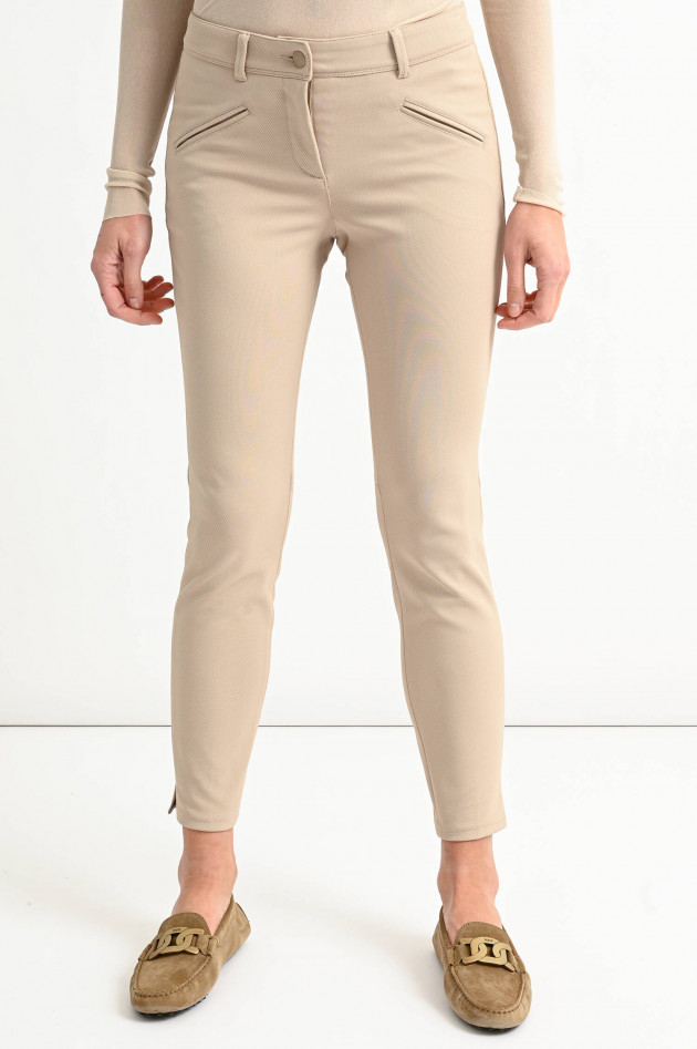 Cambio  Slim Fit Hose RACHEL in Beige
