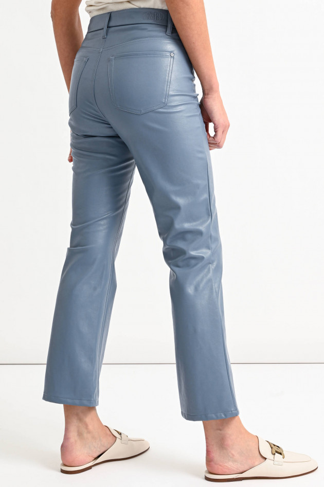 Cambio  Vegane Leder Hose in Blaugrau