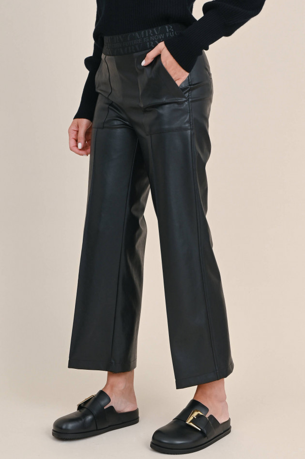 Cambio  Vegane Leder-Culotte in Schwarz