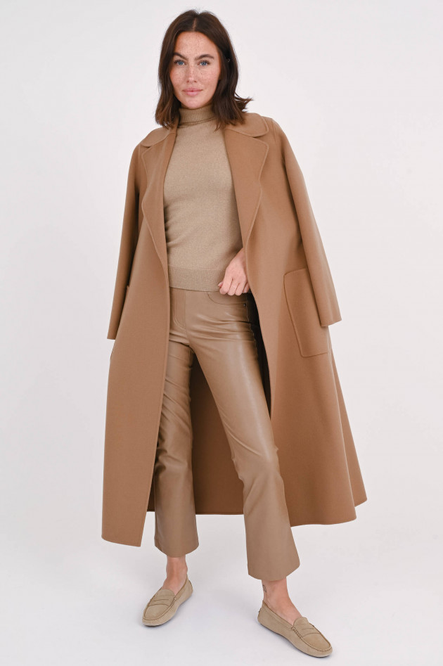 Cambio  Vegane Leder-Hose FELICE in Camel