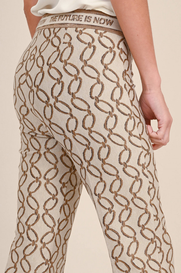 Cambio  Hose FAITH mit Lurex-Fäden in Gold