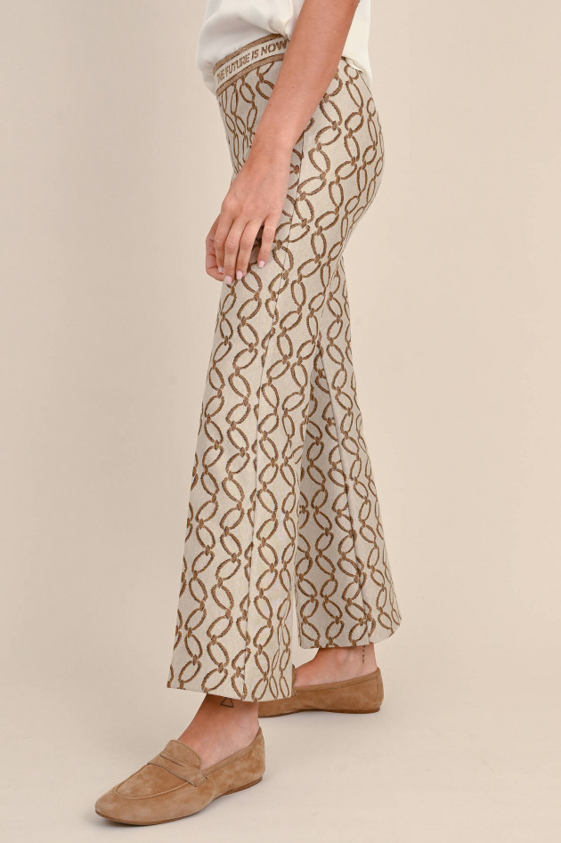 Cambio  Hose FAITH mit Lurex-Fäden in Gold