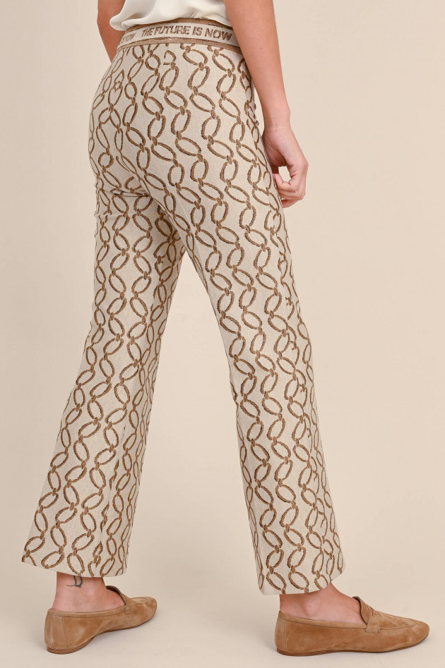 Cambio  Hose FAITH mit Lurex-Fäden in Gold
