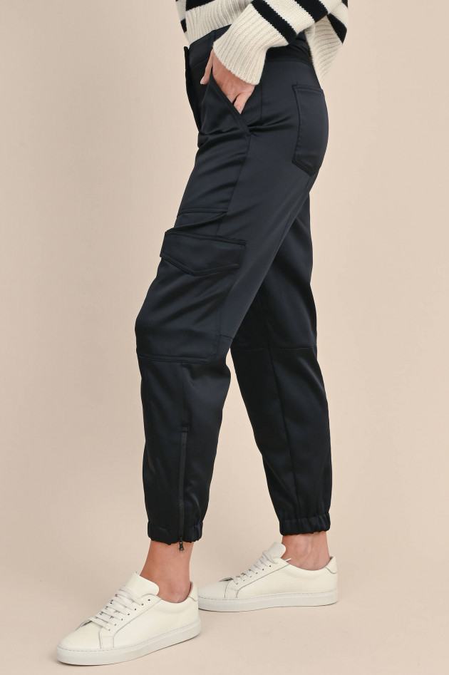 Cambio  Cargo Hose KARO in Satin Optik in Schwarz