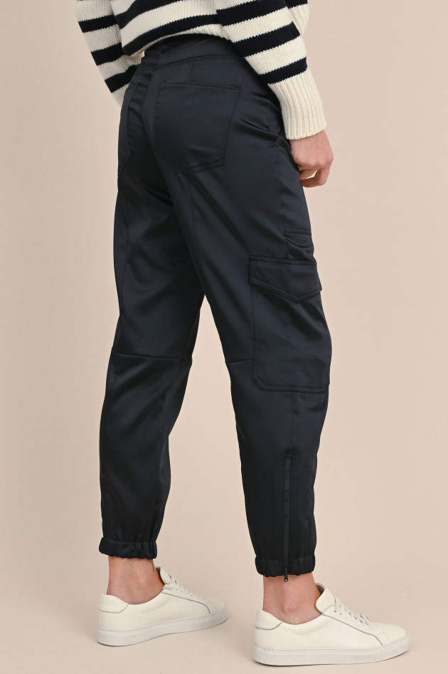 Cambio  Cargo Hose KARO in Satin Optik in Schwarz