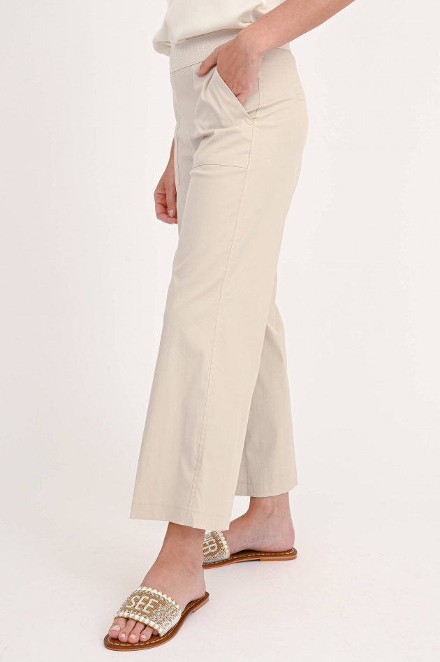 Cambio  Stoffhose CAMERON aus Baumwoll-Mix in hellem Beige