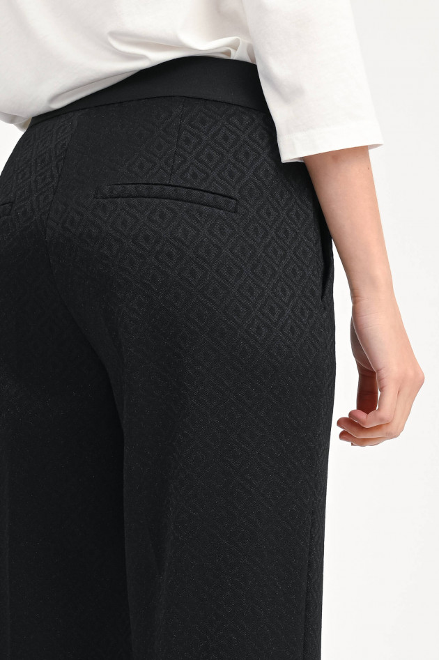 Cambio  Glitzer-Hose AVA in Schwarz