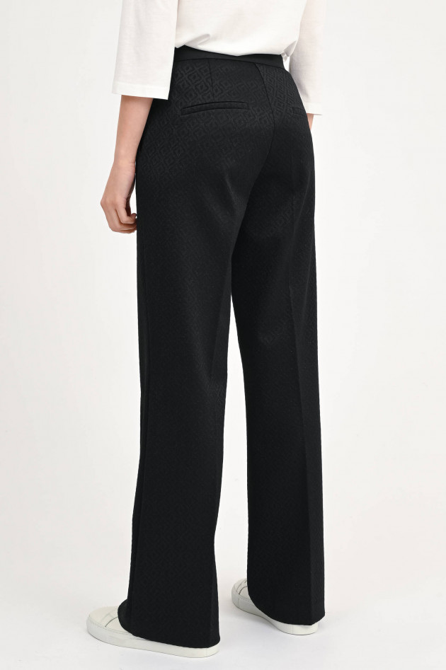 Cambio  Glitzer-Hose AVA in Schwarz