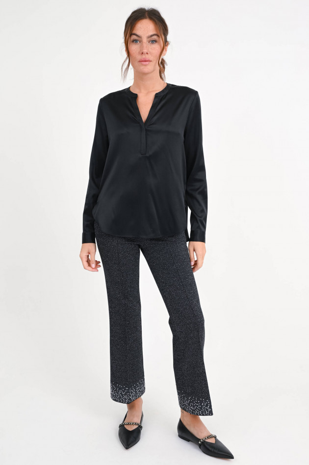 Cambio  Hose FRANCOISE mit Diamond Glitter in Schwarz