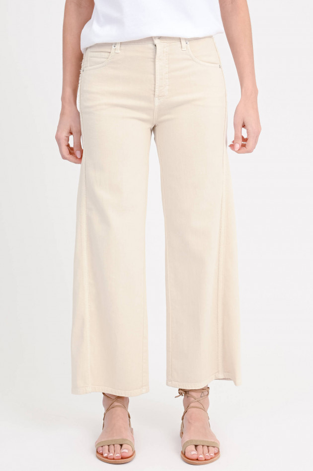 Cambio  Jeans mit verkürztem Bein in Offwhite