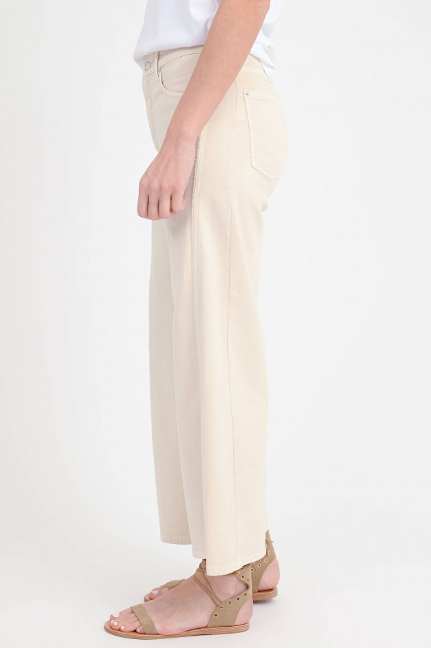 Cambio  Jeans mit verkürztem Bein in Offwhite