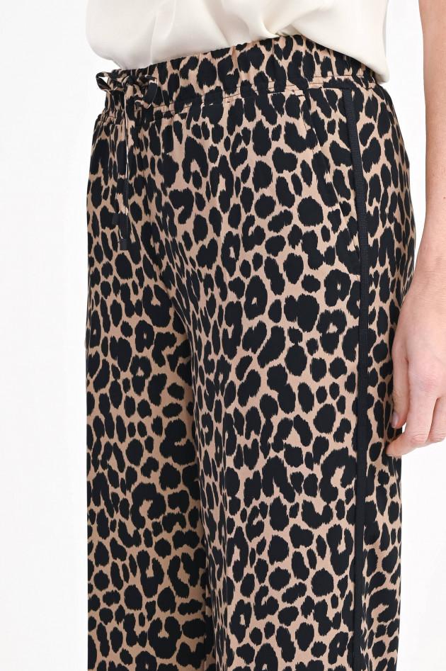 Cambio  Leopardenhose in Braun/Schwarz