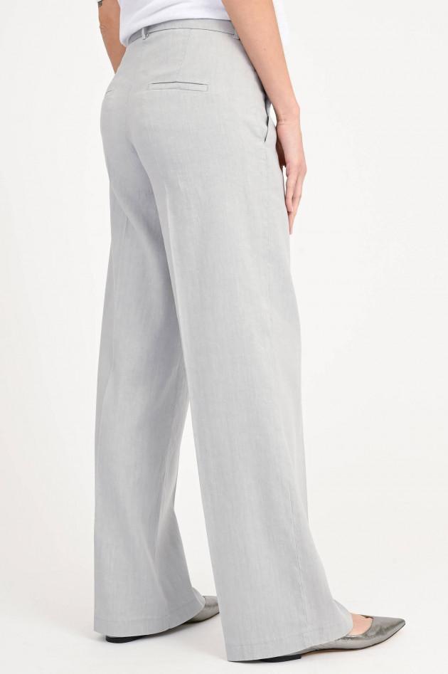 Cambio  Leinen-Baumwoll-Hose MIRA in Fumo