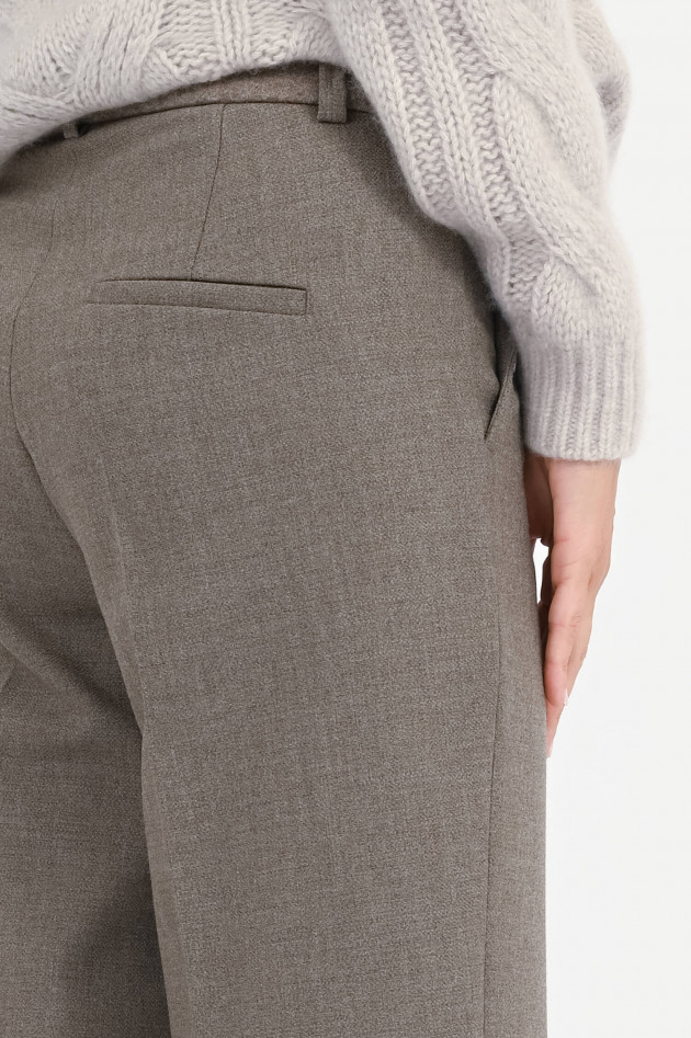 Cambio  Hose aus Woll-Mix in Greige